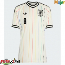 Camiseta Japón Takumi Minamino #8 Visitante Equipación para mujer Mundial 2026 manga corta